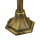 Antik-goldene Außenlampe im Tiffany-Stil