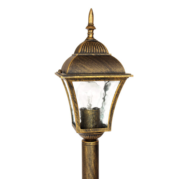 Außenlampe in Antik-Gold