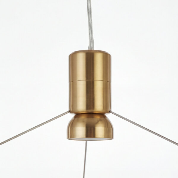 Hängeleuchte LED Metall D: 57,5 cm rund H: max. 120 cm