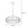 Hängeleuchte LED Metall D: 57,5 cm rund H: max. 120 cm