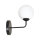 Wandlampe innen Schwarz Wei&szlig; Glas Modern E14