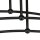 Deckenlampe Schwarz Weiß 6x E14 Modern Metall Glas