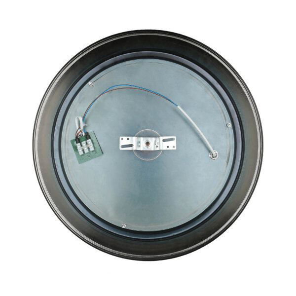 Deckenleuchte Bad IP44 E27 Ø 40 cm rund Glas Metall