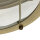 Deckenleuchte Bad IP44 E27 Ø 40 cm rund Glas Metall