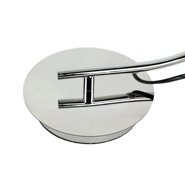 Gebogene Tischleuchte Bauhaus rund 45cm
