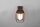 Outdoor Wandlampe Aluminium Rostbraun E27 IP44 H:28 cm