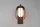 Outdoor Wandlampe Aluminium Rostbraun E27 IP44 H:28 cm