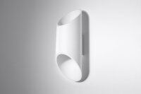Wandlampe Up & Down Spot Weiß H:30cm...