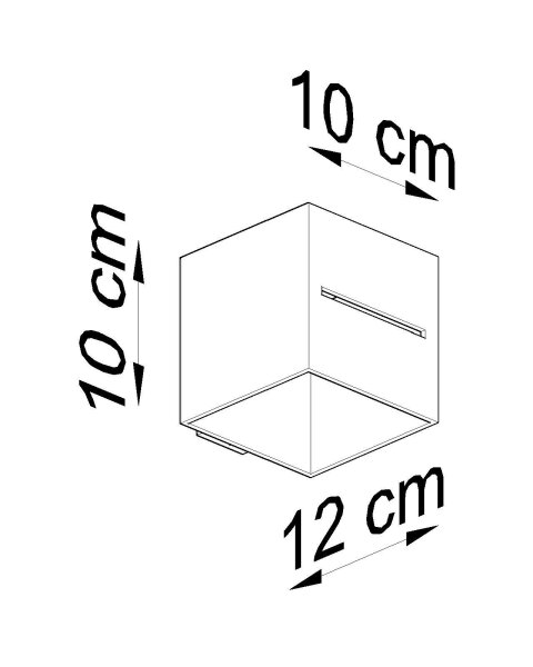Wandleuchte LORUM in Grau