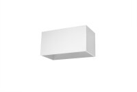 Wei&szlig;e Wandlampe Up Down eckig 2x G9 Flurbeleuchtung