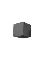 Up Down Wandlampe GEO Anthrazit B:10cm G9 Flur