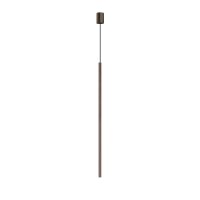Hängelampe Metall Ø 2,5 cm Braun matt rund G9...