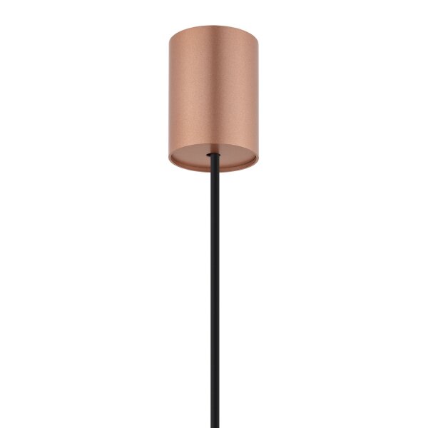 Hängelampe Kupfer matt G9 Ø 2,5 cm Metall Modern verstellbar