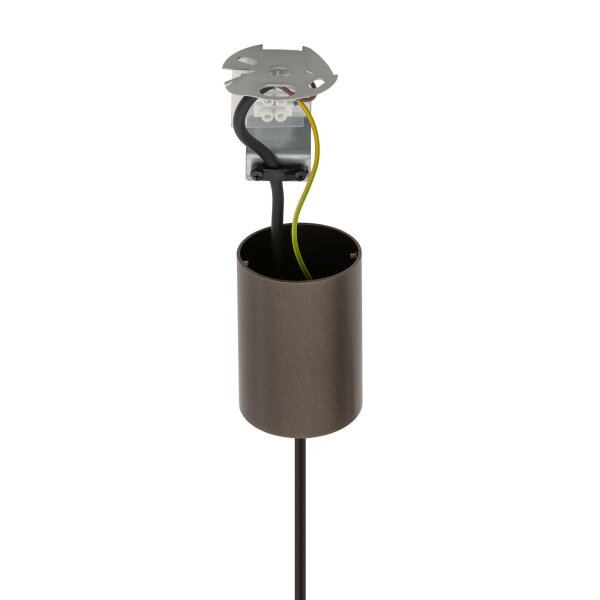 Hängeleuchte Braun matt G9 Ø 2,5 cm Metall Modern schmal