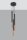 Hängelampe Metall Schwarz Kupfer höhenverstellbar G9