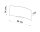 indirekte Wandlampe Metall 34 cm Schwarz Up Down