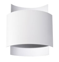 Wandleuchte innen Up Down Metall Wei&szlig; H: 23 cm G9