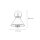 Wandlampe Schwarz Gold E27 Metall Loft Design