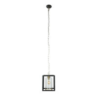 Hängelampe Schwarz Gold B: 20 cm Vintage Design E27