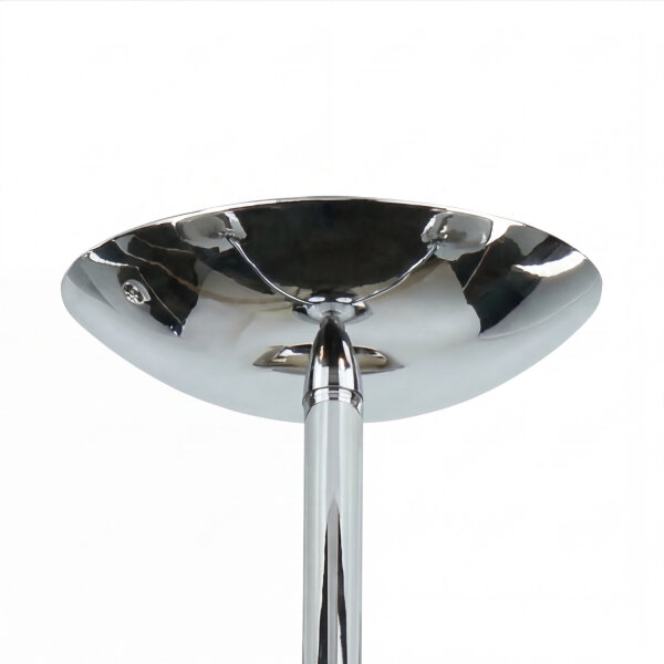 Deckenleuchte Metall Rauchglas B: 48 cm Chrom 3x E27 Retro