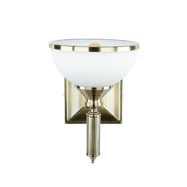 Wandleuchte in Messing antik MARLOW Wandlampe Flur