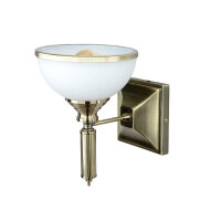 Wandleuchte in Messing antik MARLOW Wandlampe Flur