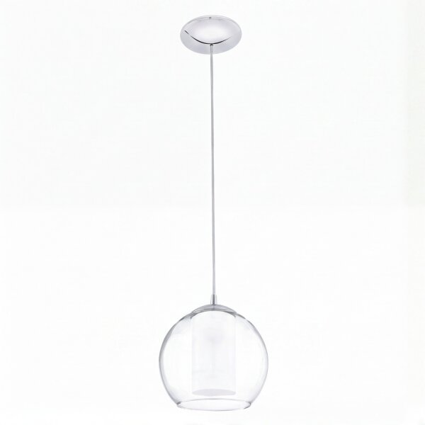 Elégante lampe à suspendre Bolsano Blanc Ø20cm