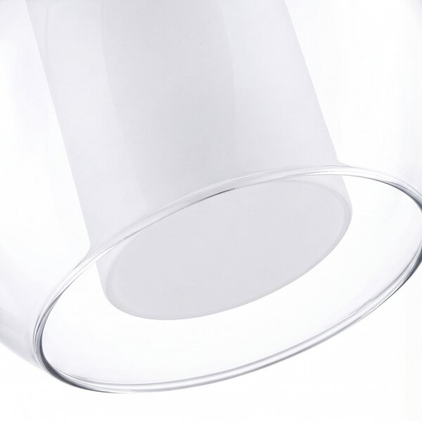 Elégante lampe à suspendre Bolsano Blanc Ø20cm