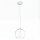Elégante lampe à suspendre Bolsano Blanc Ø20cm