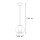 Elégante lampe à suspendre Bolsano Blanc Ø20cm