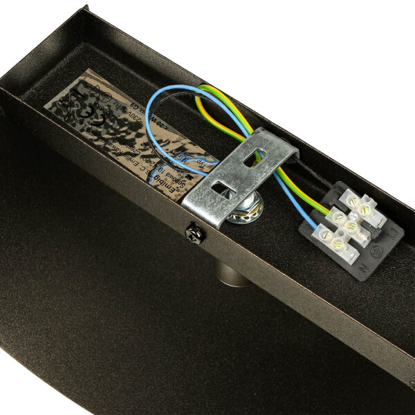 Wandleuchte Anthrazit Up Down Metall Design schräg G9