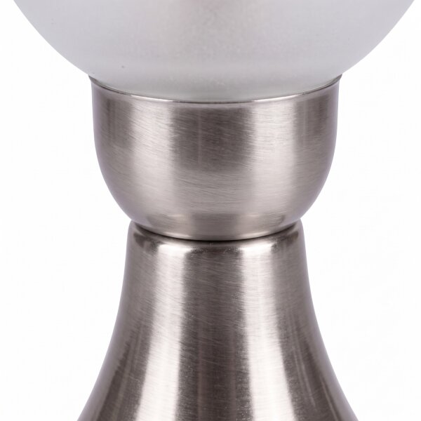 Sockelleuchte Garten Terrasse 29 cm hoch Messing Glas Stehlampe niedrig Außen