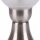 Sockelleuchte Garten Terrasse 29 cm hoch Messing Glas Stehlampe niedrig Außen