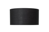 Lampenschirm Schwarz Stoff Ø 38 cm für...