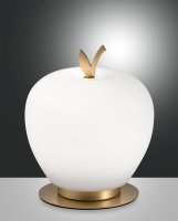 LED Tischleuchte Glas 3000K Weiß 17 cm blendarm