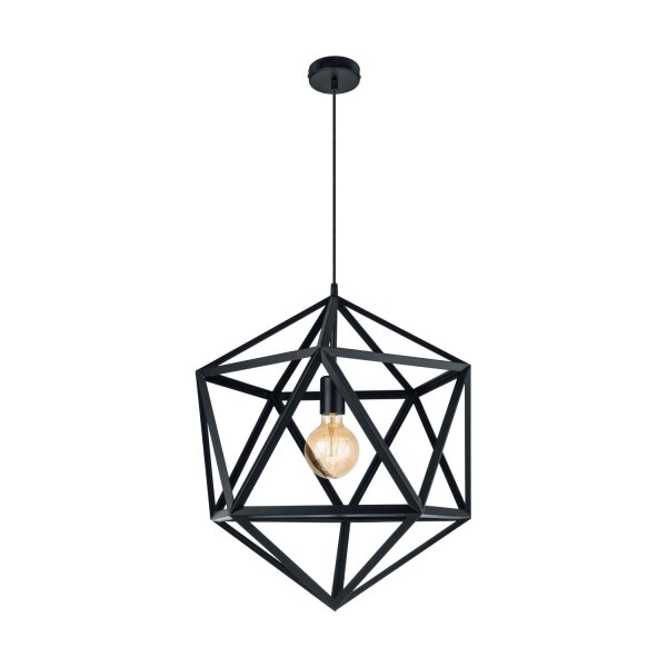 Hängeleuchte Embleton Schwarz Ø46cm