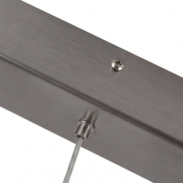 Pendelleuchte LED Nickel Metall 2700K Up Down L:99 cm