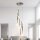 Pendelleuchte LED Nickel Metall 2700K Up Down Ø32 cm