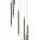 Pendelleuchte LED Nickel Metall 2700K Up Down Ø32 cm