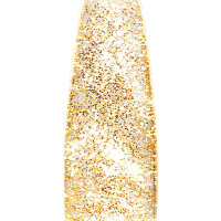 Retro Lavalampe Glitter 40 cm G9 Schwarz Gold