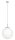 Suspension Rondo Blanc &Oslash;25cm
