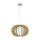Lampe &agrave; suspendre exceptionnelle &Oslash;40cm &eacute;rable brun