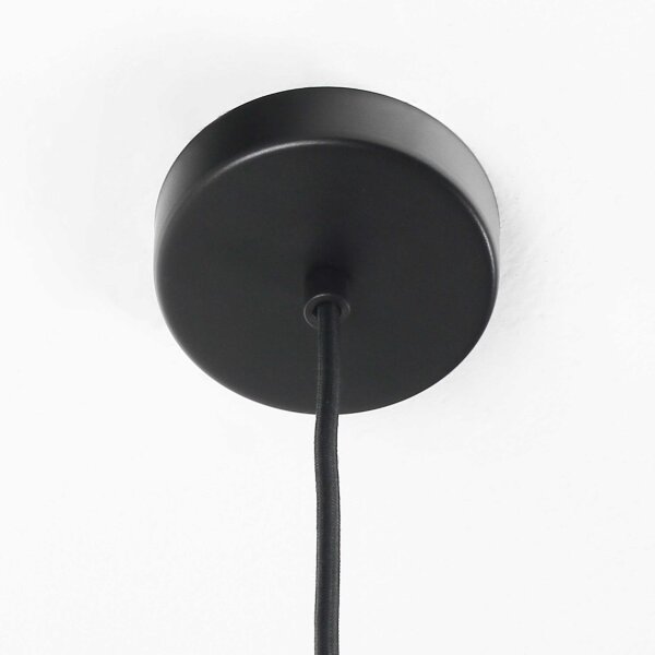 Stilvolle Pendelleuchte Schwarz Kupfer Ø37cm TRURO