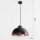 Stilvolle Pendelleuchte Schwarz Kupfer Ø37cm TRURO