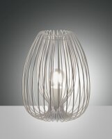 Tischleuchte Kabelschalter E27 Weiß H:31 cm dekorativ