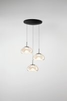 LED Hängelampe Cognac 2700/3000/4000K Glas Schwarz