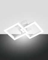 LED Deckenleuchte Aluminium 3000K Wei&szlig; L:28,5 cm