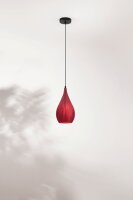 Pendelleuchte Bordeaux E27 Schwarz &Oslash;17,5 cm rund