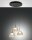 LED Pendelleuchte Cognac 2700/3000/4000K Schwarz Glas