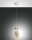 LED Hängelampe Glas Metall 3000K blendarm Ø16 cm rund